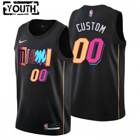 Maillot Basket Miami Heat Personnalisé Nike 2021-22 City Edition Swingman - Enfant